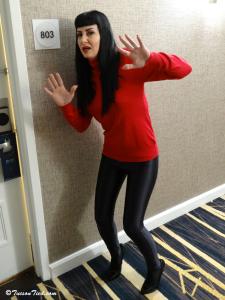 tucson-tied.com - Nyxon, Bound & Gagged in her sexy Red Sweater! Part 1 thumbnail